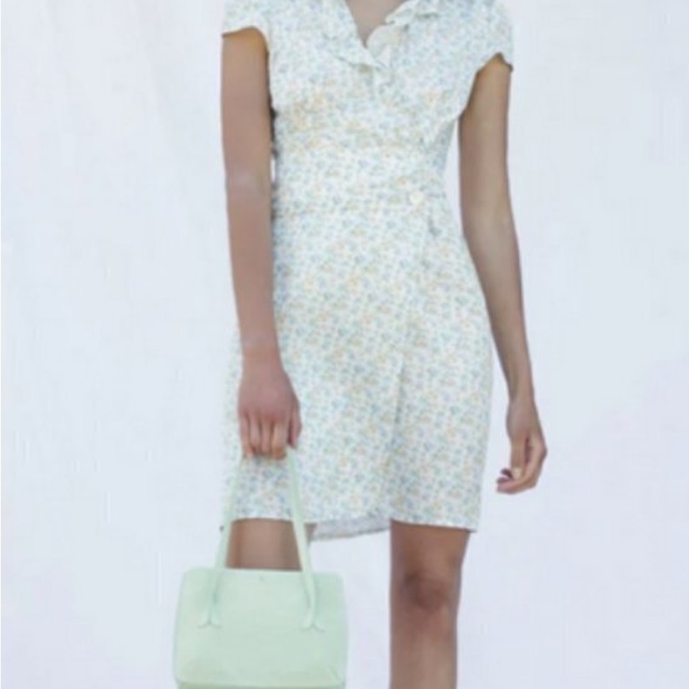 Rouje Flore Mini Wrap Dress - Picture 10 of 10